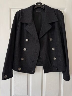 Lined pea coat